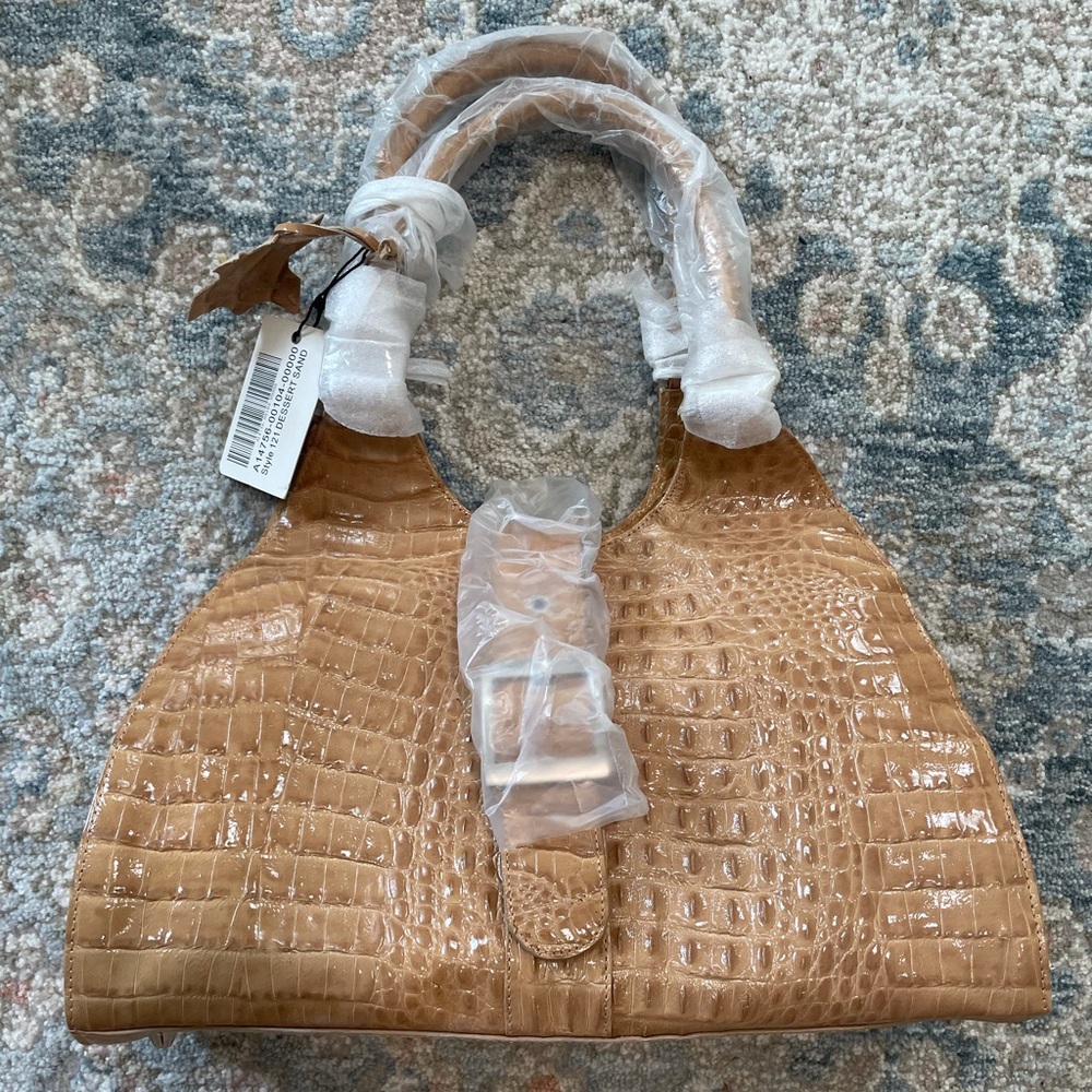 Charlie Lapson Style 121 Desert Sand Leather Tote Bag